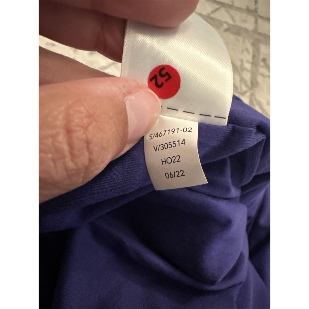 Athleta‎ Brooklyn Ankle Pant Womens 12 Purple Pull On Stretch Casual NEW - Picture 10 of 10